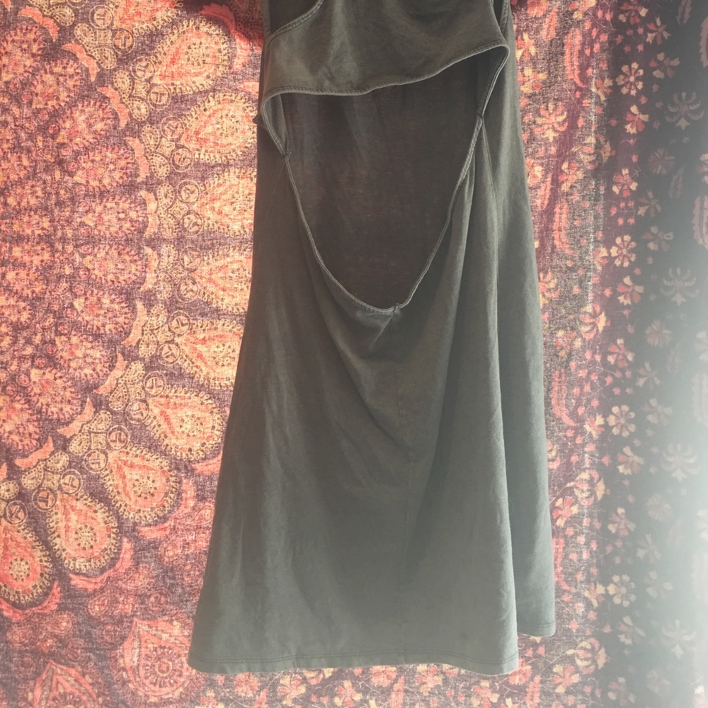 H&M grey cutout dress